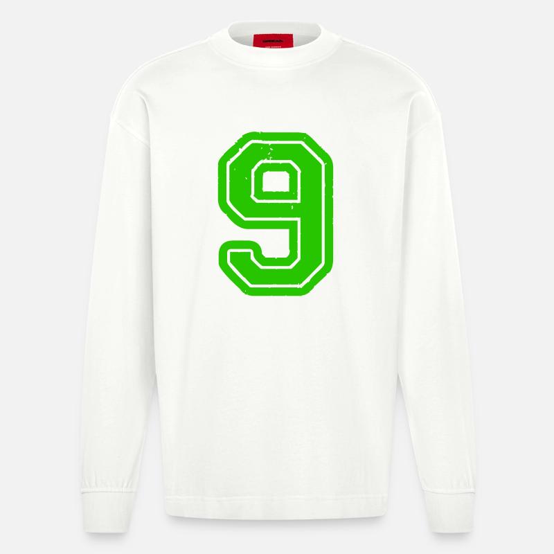 9 - Manches longues bio épais oversize fabriqué en UE - OFF WHITE