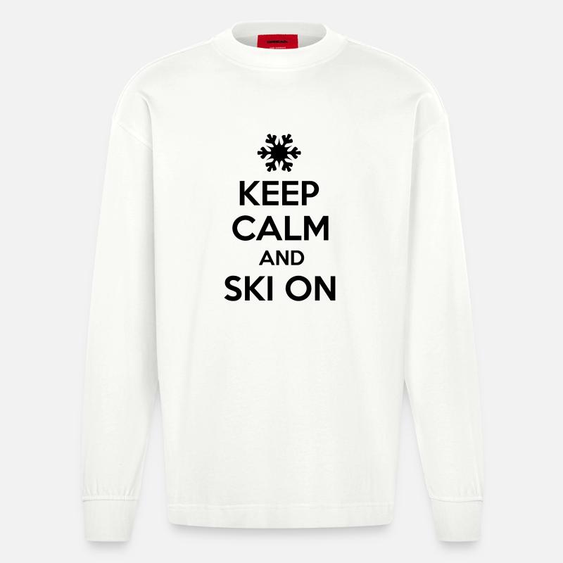 Ski - Manches longues bio épais oversize fabriqué en UE - OFF WHITE