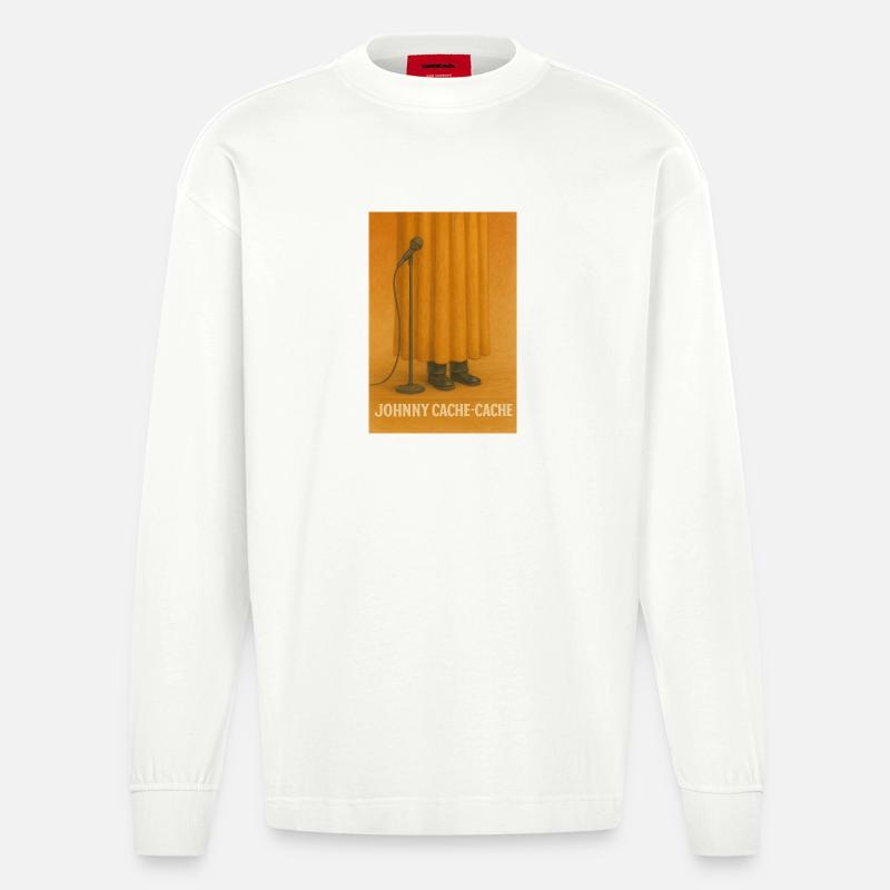 Johnny Cache-Cache - Manches longues bio épais oversize fabriqué en UE - OFF WHITE