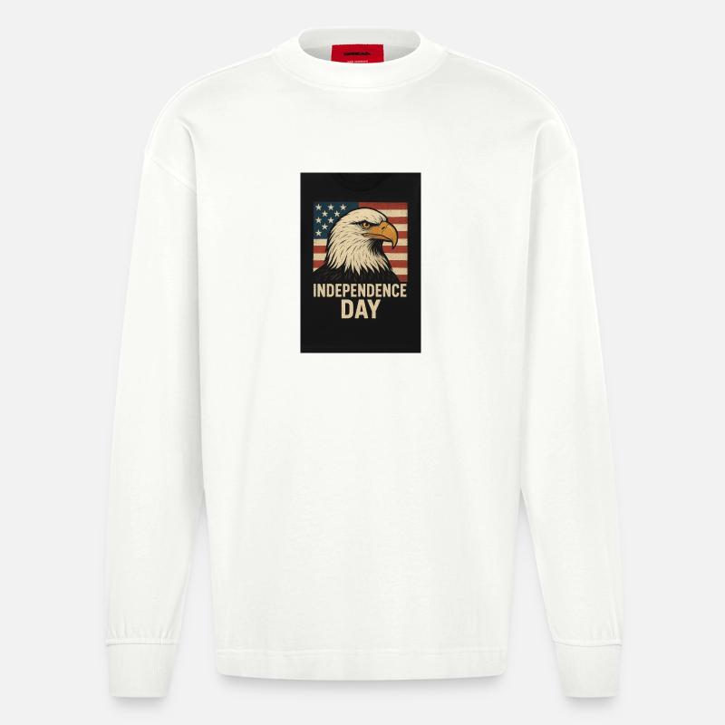 5238F232-5A1D-4004-B7B7-942E4CB1A05F - Heavyweight Oversized Organic Longsleeve Shirt Made in EU - OFF WHITE