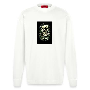 ABI 2026 – Google était là - Manches longues bio épais oversize fabriqué en UE - OFF WHITE - Devant