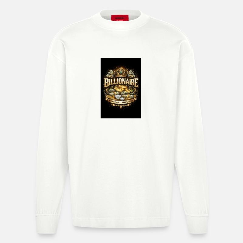 6D0F5E12-D063-4FDD-AC08-1CA5FF0643D0 - Heavyweight Oversized Organic Langarmshirt Made in EU - OFF WHITE