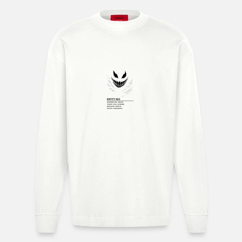entity_003_transp_2 - Heavyweight Oversized Organic Langarmshirt Made in EU - OFF WHITE