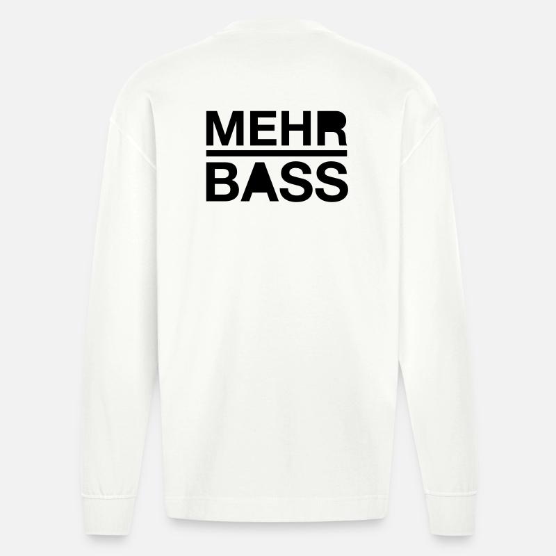 Plus basse - Manches longues bio épais oversize fabriqué en UE - OFF WHITE