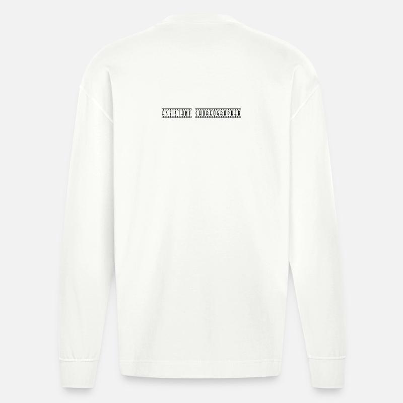 Assistant_Choreographer - Heavyweight Oversized Organic Langarmshirt Made in EU - OFF WHITE