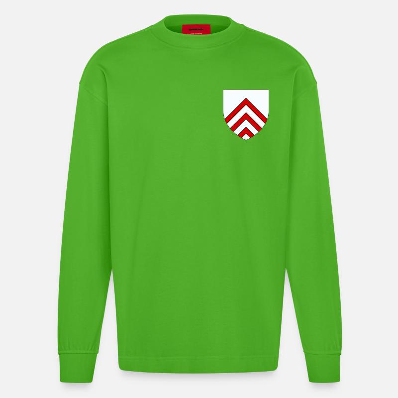 Wappen von Perche - Heavyweight Oversized Organic Langarmshirt Made in EU - Apple Neon