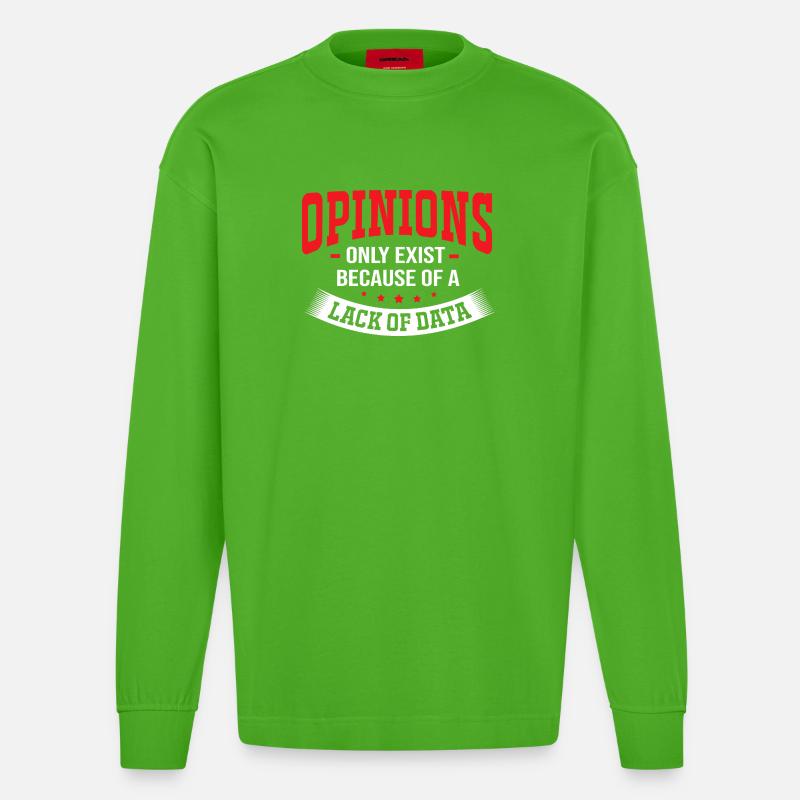 Coder Programmierer GPT - Heavyweight Oversized Organic Langarmshirt Made in EU - Apple Neon