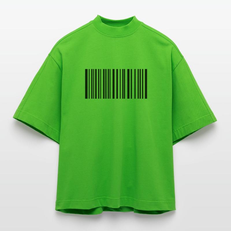 Code Heavyweight oversized organic boxy T-shirt made in EU