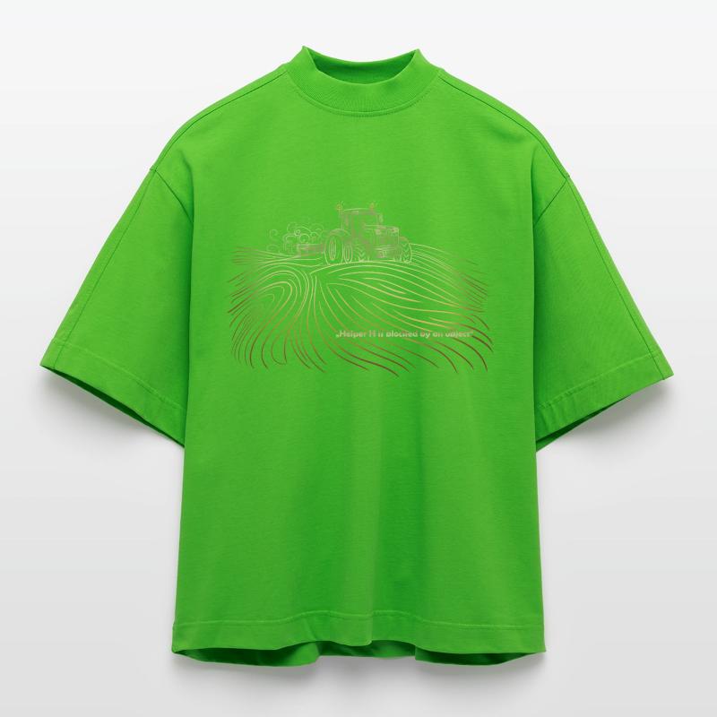 Farming Simulator "Helper H is blocked by an Heavyweight Oversized Organic Boxy T-Shirt Made in EU