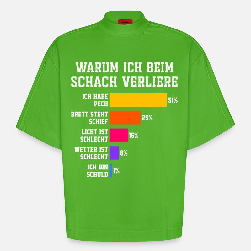 Why I lose at squash Squash - Heavyweight Oversized Organic Boxy T-Shirt Made in EU - Apple Neon