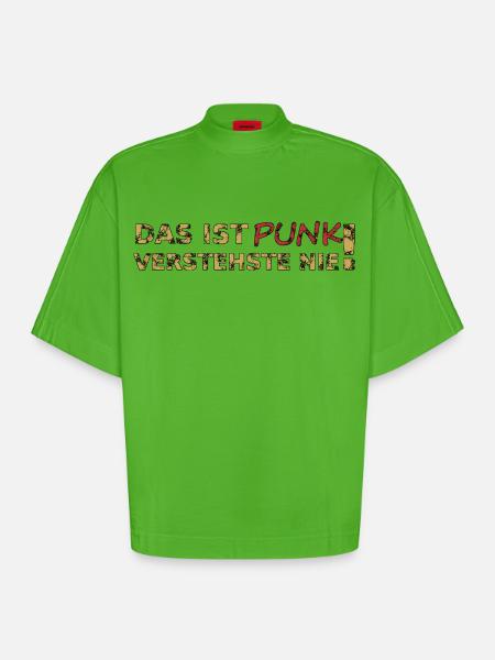 Das ist Punk - Heavyweight Oversized Organic Boxy T-Shirt Made in EU - Apple Neon