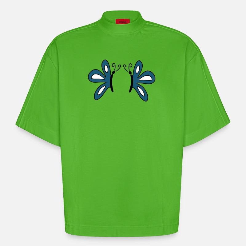 Muttertags Geschenk Mutter Muttertag Geschenkidee - Heavyweight Oversized Organic Boxy T-Shirt Made in EU - Apple Neon