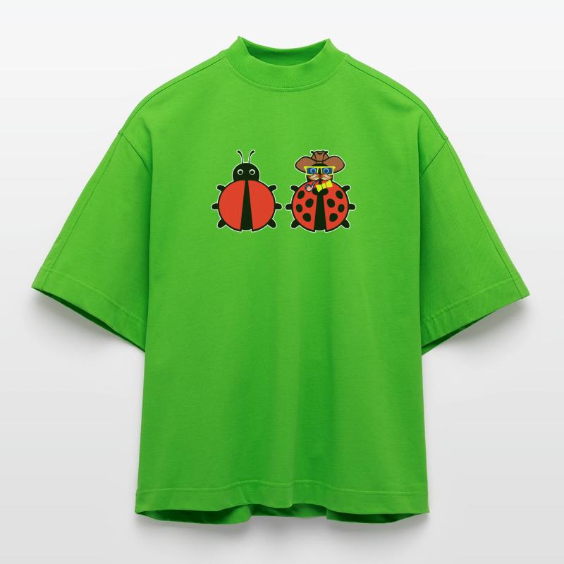 Bugs Bugfixing Debug Developer Computerfreak Heavyweight Oversized Organic Boxy T-Shirt Made in EU