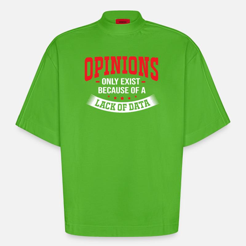 Codeur Programmeur GPT - T-shirt bio épais oversize Boxy fabriqué en UE - Apple Neon