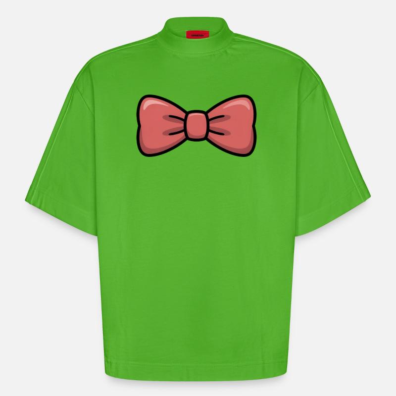Fly Comic - T-shirt bio épais oversize Boxy fabriqué en UE - Apple Neon