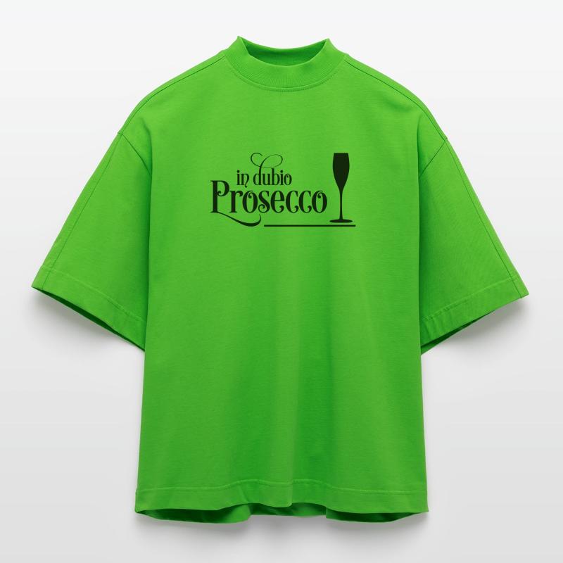 Prosecco Heavyweight Oversized Organic Boxy T-Shirt Made in EU