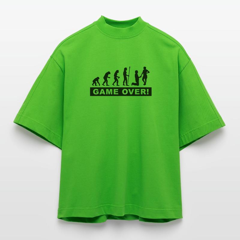 evolution_wedding Heavyweight Oversized Organic Boxy T-Shirt Made in EU