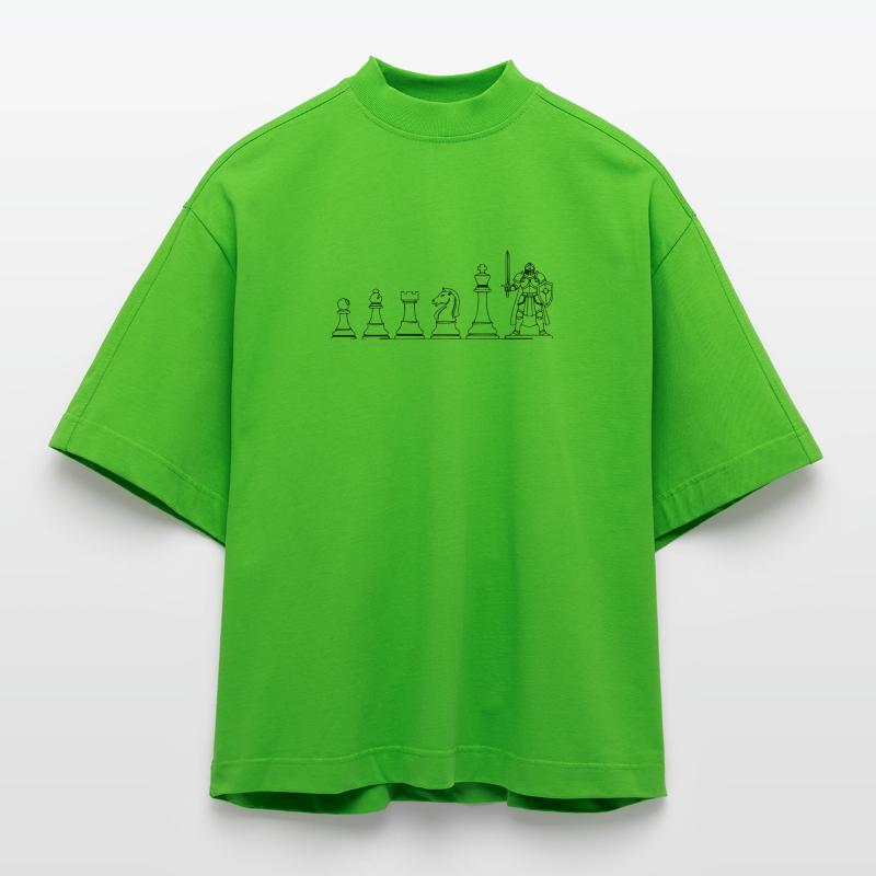 Figurine de jeu Board Game Evolution : Design amusant T-shirt bio épais oversize Boxy fabriqué en UE