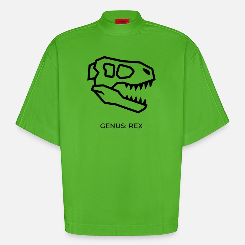 Apex Specimen - Heavyweight Oversized Organic Boxy T-Shirt Made in EU - Apple Neon