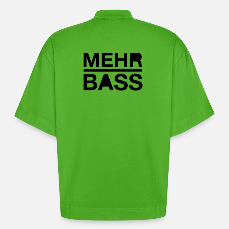 Plus basse - T-shirt bio épais oversize Boxy fabriqué en UE - Apple Neon