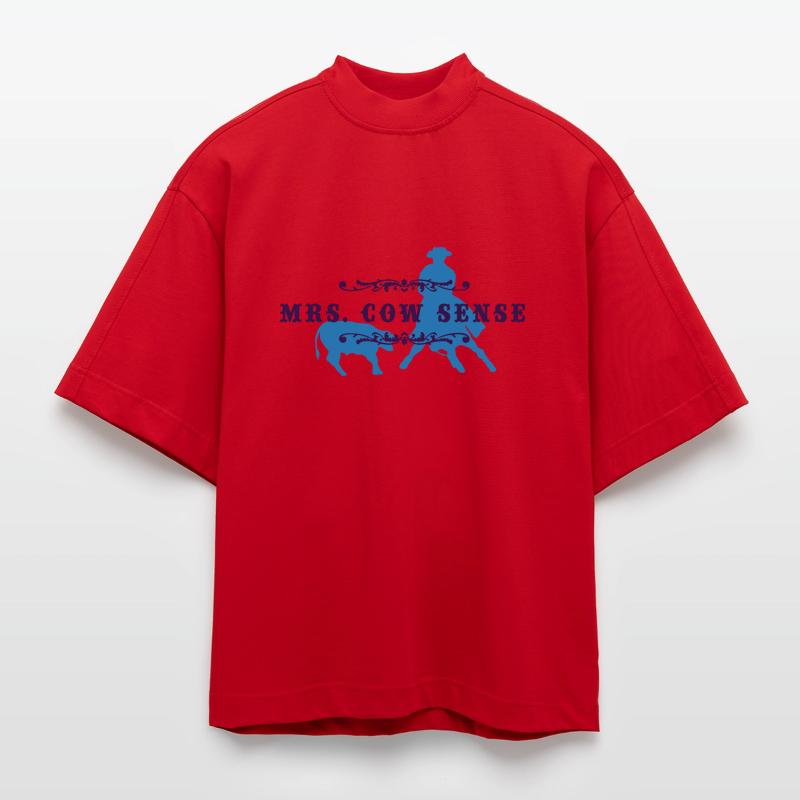 mrs_cowsense_neu Heavyweight Oversized Organic Boxy T-Shirt Made in EU
