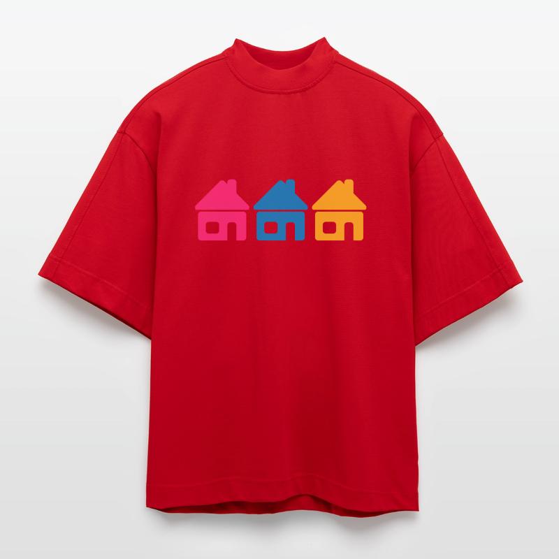 Quartier T-shirt bio épais oversize Boxy fabriqué en UE