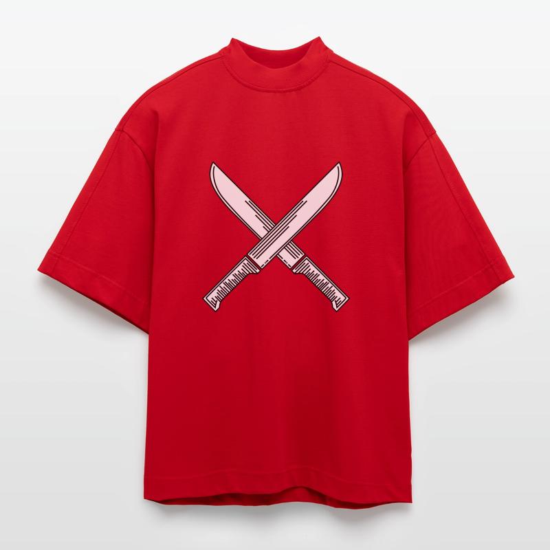 Messer Heavyweight Oversized Organic Boxy T-Shirt Made in EU