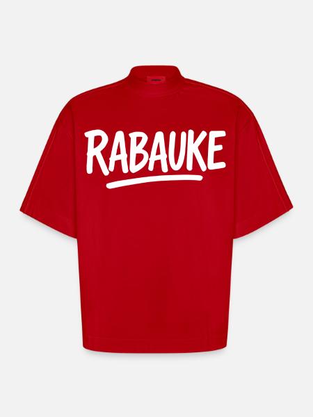 Loubard - T-shirt bio épais oversize Boxy fabriqué en UE - rouge
