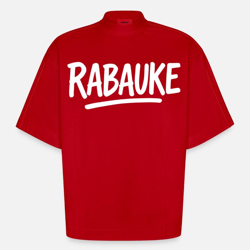 Loubard - T-shirt bio épais oversize Boxy fabriqué en UE - rouge