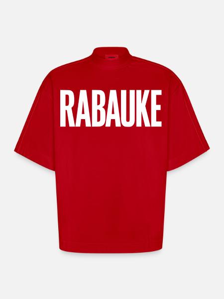 Yob - Heavyweight Oversized Organic Boxy T-Shirt Made in EU - red