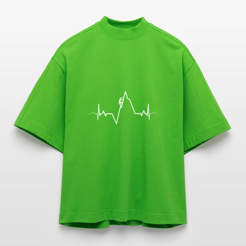 montée T-shirt bio épais oversize Boxy fabriqué en UE