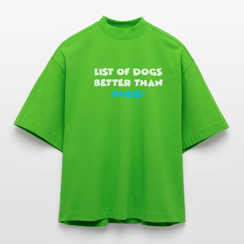 Puli Heavyweight Oversized Organic Boxy T-Shirt Made in EU