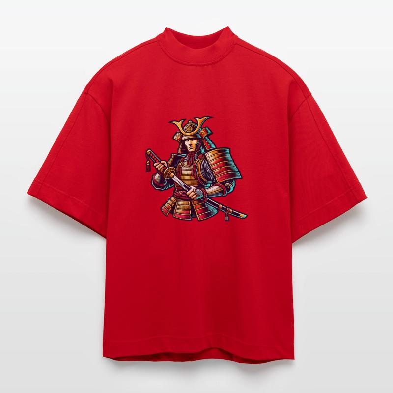samurai Heavyweight Oversized Organic Boxy T-Shirt Made in EU