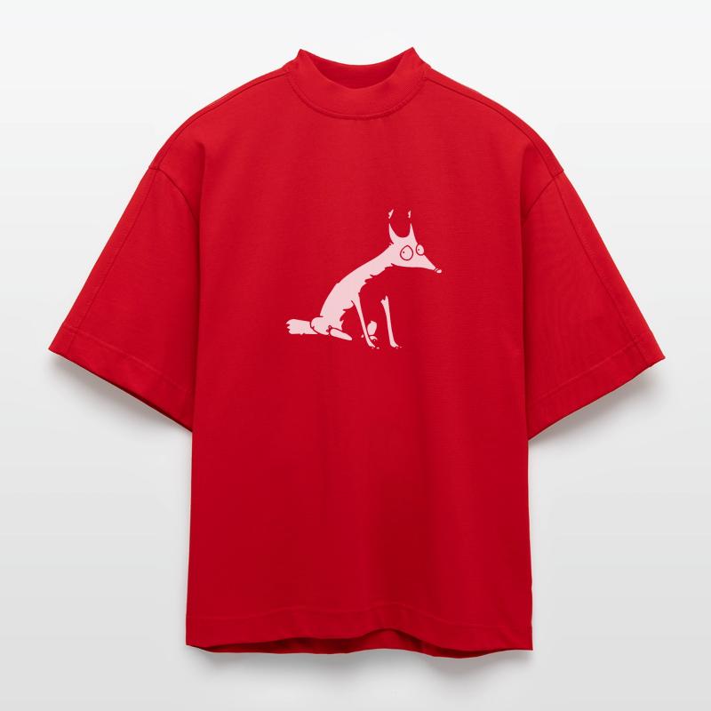 White Fox no 1 Heavyweight Oversized Organic Boxy T-Shirt Made in EU