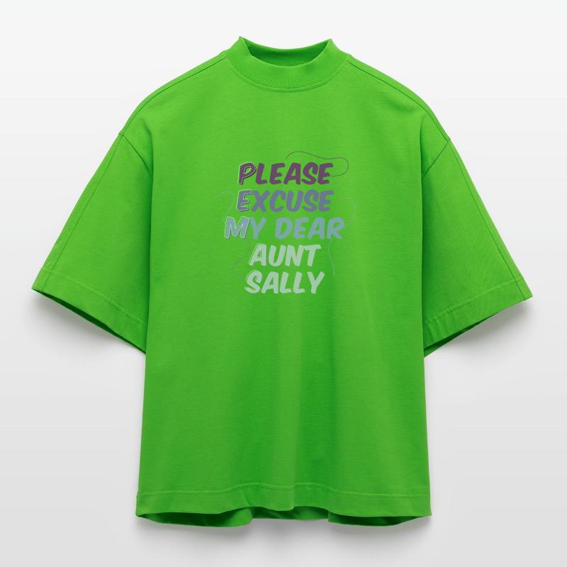 Math Nerd Étudiants Professeur d’Université Mathématiques T-shirt bio épais oversize Boxy fabriqué en UE