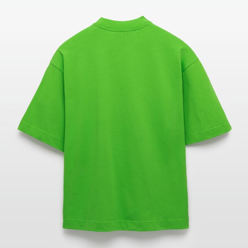 Héros Codeur Déchiffreur T-shirt bio épais oversize Boxy fabriqué en UE
