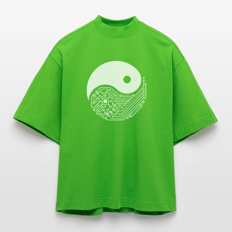 Machine Learning Deep Learning und KI-ML-Ingenieur Heavyweight Oversized Organic Boxy T-Shirt Made in EU