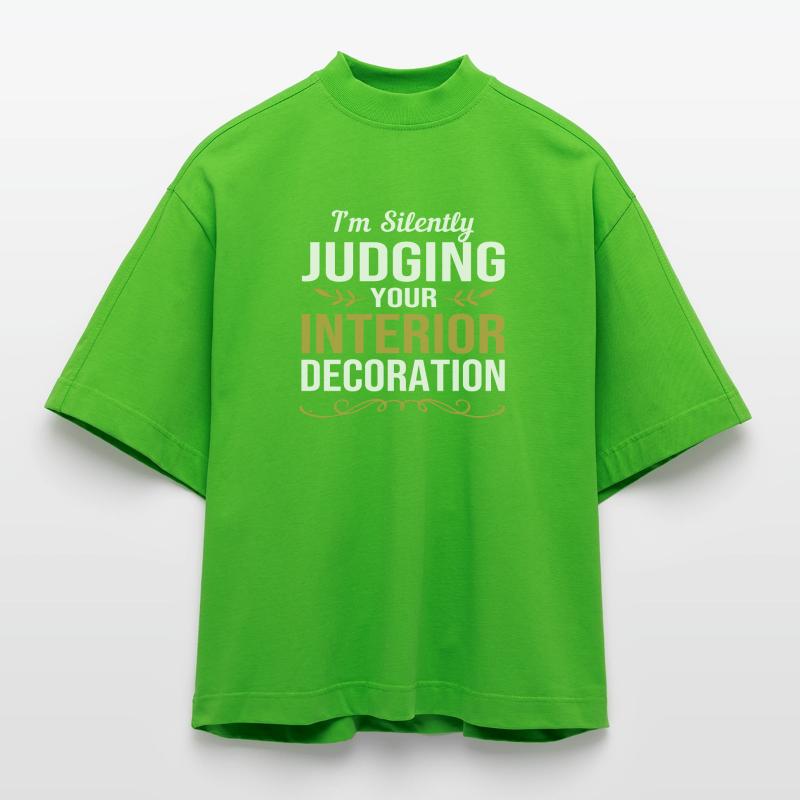 Interior Designer Architecture Architect Heavyweight Oversized Organic Boxy T-Shirt Made in EU