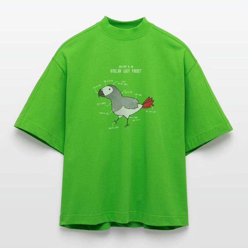 Anatomie du python royal T-shirt bio épais oversize Boxy fabriqué en UE