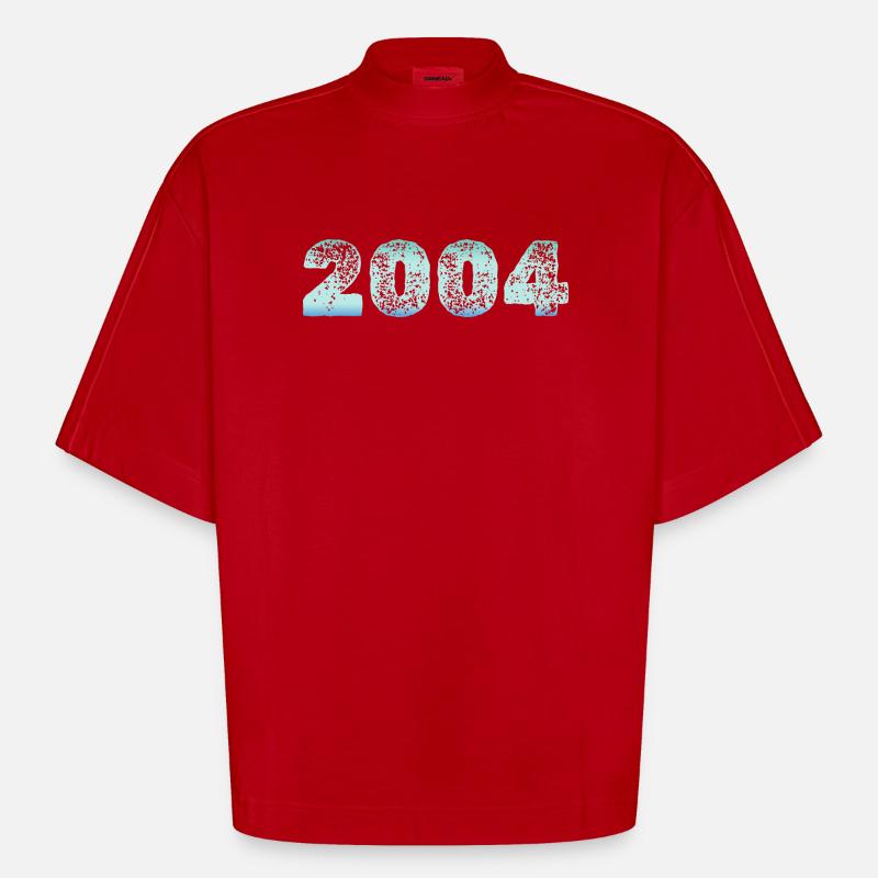 Conception comme - T-shirt bio épais oversize Boxy fabriqué en UE - rouge