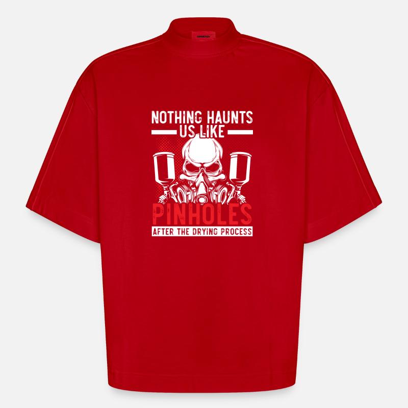 Car Painter Car Painter - Heavyweight Oversized Organic Boxy T-Shirt Made in EU - red