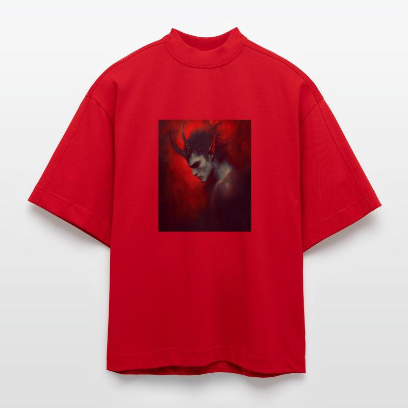 Devil Heavyweight Oversized Organic Boxy T-Shirt Made in EU
