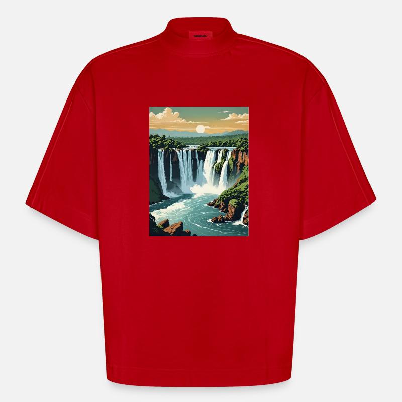 70A2C5AF 9BAB 4644 9A66 C6FEDE7EF56D - T-shirt bio épais oversize Boxy fabriqué en UE - rouge