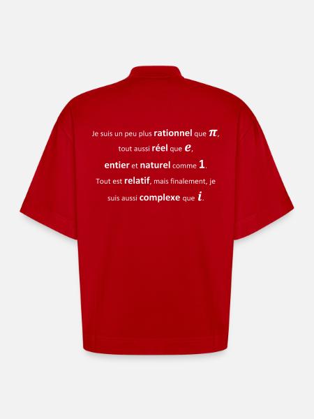 ensemble_nb - Heavyweight Oversized Organic Boxy T-Shirt Made in EU - Rot