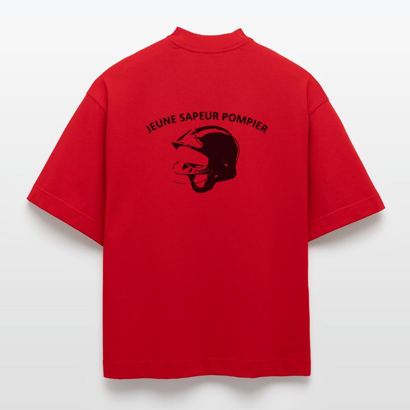 young firefighter Heavyweight Oversized Organic Boxy T-Shirt Made in EU