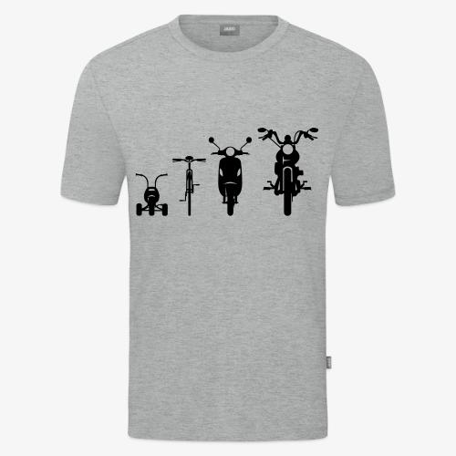 Chopper motorcycle front Evolution - JAKO Organic Kids’ T-Shirt 