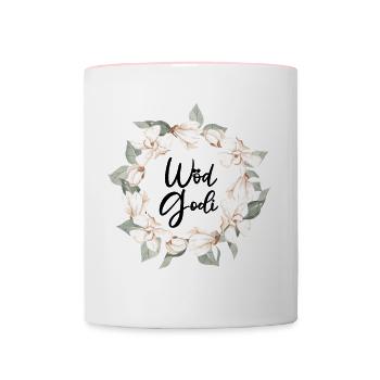 Wöd Godi Tolle Godi Taufpatin Österreich Sprüche - Tasse zweifarbig - Weiß/Pink - Vorne