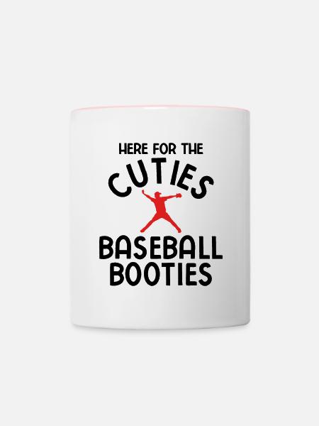 Baseball - Tasse zweifarbig - Weiß/Pink