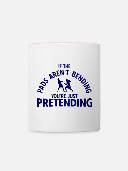 Boxsport Boxing - Tasse zweifarbig - Weiß/Pink