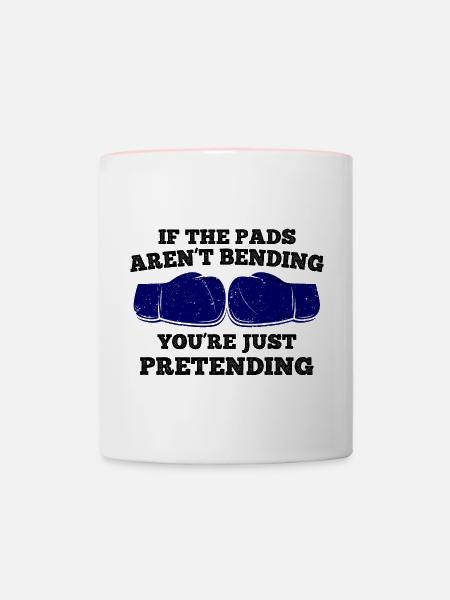 Boxsport Boxing - Tasse zweifarbig - Weiß/Pink